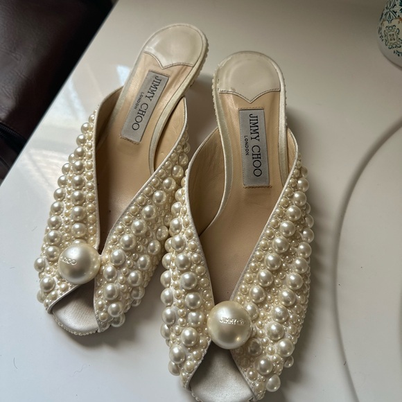 Jimmy Choo Samantha Pearl mules - Picture 6 of 12